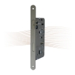 GERA 22 toilet mortise lock, right, with rounded face plate, DIN 235/20 GERA 22 toilet mortise lock, right, with rounded face plate, DIN 235/20