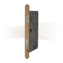 GERA 24 mortise lock, right, with rounded face plate, DIN 280/20 GERA 24 mortise lock, right, with rounded face plate, DIN 280/20