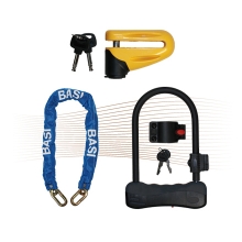 BASI ZR1500 key shackle-bicycle lock  8x19cm black