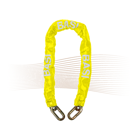 BASI KT 900 chain bicycle lock  1x90cm yellow