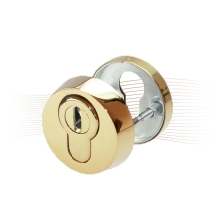 BASI SR350 ZA security cylinder escutcheon, steel, brass color PZ 8-15mm BASI SR350 ZA security cylinder escutcheon, steel, brass color PZ 8-15mm