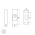 BASI SR 400ZA security escutcheon gray dimensional drawing BASI SR 400ZA security escutcheon gray dimensional drawing