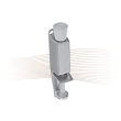 GERA 13 Türstopper 180/53, silbern GERA 13 Türstopper 180/53, silbern