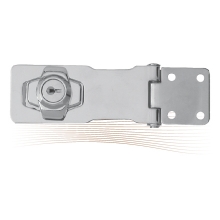 GERA 16 lockable hasp 100x40, silver GERA 16 lockable hasp 100x40, silver