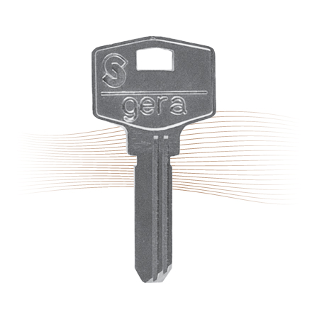 GERA G2 blank key 5803 2-groove