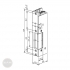 EFFEFF 131 fire protection electric strike 12V AC/DC left dimensional drawing EFFEFF 131 fire protection electric strike 12V AC/DC left dimensional drawing