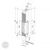 EFFEFF 142US fire protection electric strike 12/24V DC eE left dimensional drawing EFFEFF 142US fire protection electric strike 12/24V DC eE left dimensional drawing