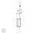 EFFEFF EX34P pneumatic electric strike left dimensional drawing EFFEFF EX34P pneumatic electric strike left dimensional drawing