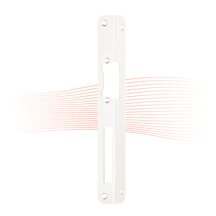 EFFEFF 324 iW Winkelschließblech links weiß