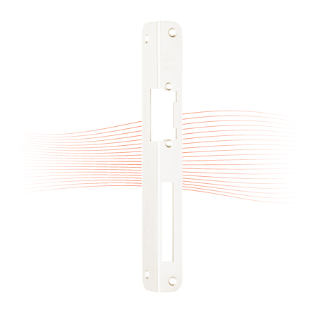 EFFEFF 324 iW Winkelschließblech rechts weiß