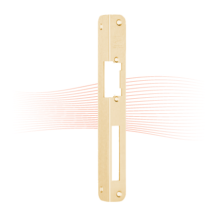 EFFEFF 324 iW Winkelschließblech rechts chromegelb