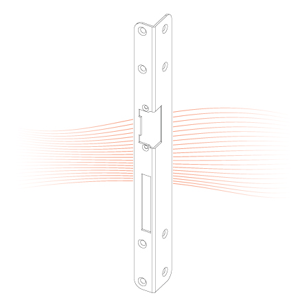 EFFEFF 334 iW bracket striking plate left ducat gold