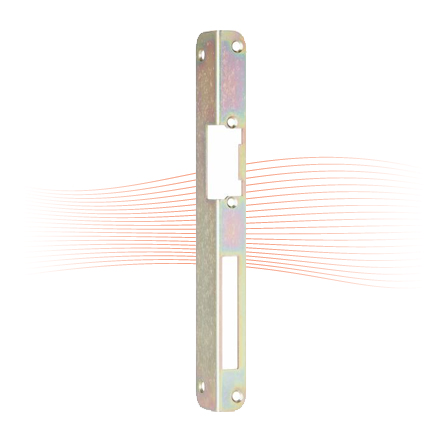 EFFEFF 421 iW Winkelschließblech rechts chromegelb
