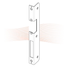 EFFEFF 502 iW bracket striking plate left stainless steel EFFEFF 502 iW bracket striking plate left stainless steel