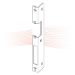 EFFEFF 502 iW bracket striking plate left stainless steel EFFEFF 502 iW bracket striking plate left stainless steel