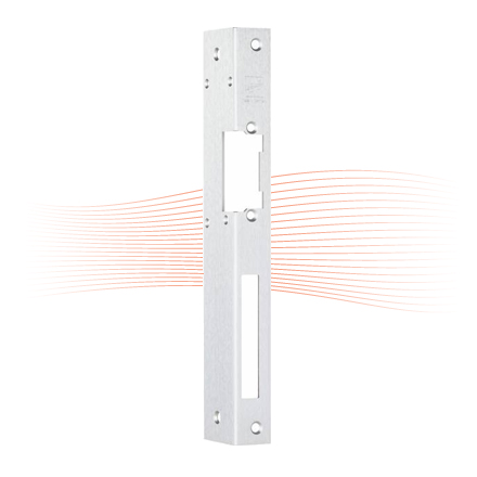 EFFEFF 062 iW bracket striking plate right smoothed, galvanised, zinc