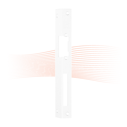 EFFEFF 066 iW bracket striking plate right white