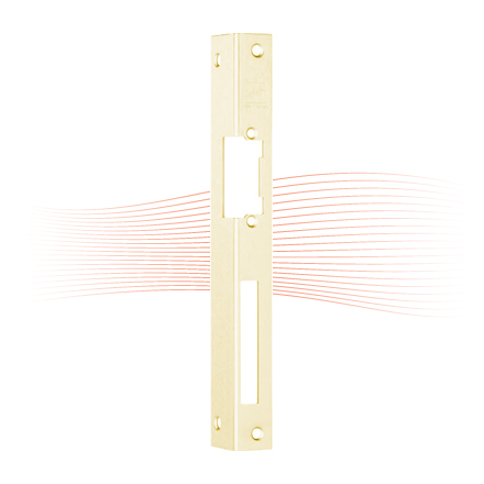 EFFEFF 066 iW Winkelschließblech rechts messingfarbig, poliert