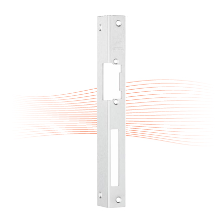 EFFEFF 066 iW bracket striking plate right smoothed, galvanised, zinc