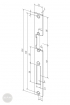 EFFEFF 381 HZ standard lapos előlap univerzális cink méretezett rajz