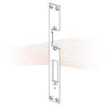 EFFEFF 002 HZ flat striking plate universal stainless steel EFFEFF 002 HZ flat striking plate universal stainless steel