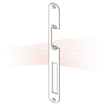 EFFEFF 186 HZ_fix flat striking plate left dust grey