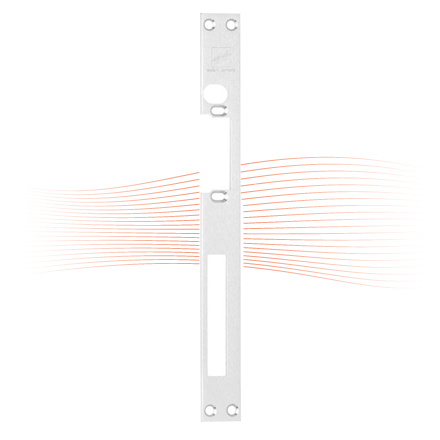 EFFEFF 050 HZ_fix flat striking plate right stainless steel