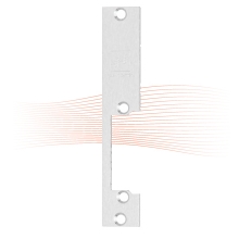 EFFEFF 098 S_kl short flat striking plate universal dust grey EFFEFF 098 S_kl short flat striking plate universal dust grey