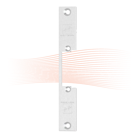 EFFEFF 403 kl Flachschließblech, kurz universal Edelstahl