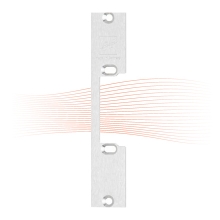 EFFEFF 151 kl_fix short flat striking plate universal dust grey EFFEFF 151 kl_fix short flat striking plate universal dust grey