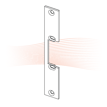 EFFEFF 178 kl_fix short flat striking plate universal stainless steel