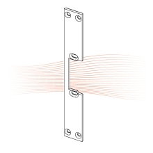EFFEFF 457 kl Flachschließblech, kurz universal staubgrau EFFEFF 457 kl Flachschließblech, kurz universal staubgrau