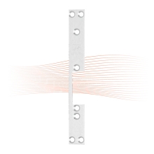 EFFEFF 116 kl short flat striking plate left dust grey EFFEFF 116 kl short flat striking plate left dust grey