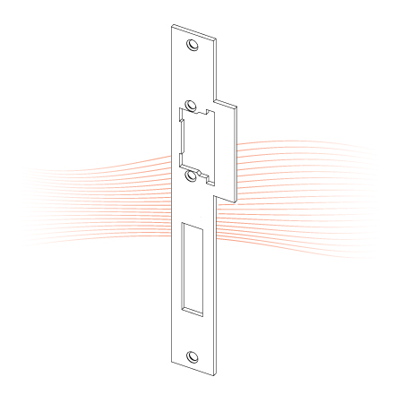 EFFEFF 523 Lap ProFix 1 striking plate universal stainless steel