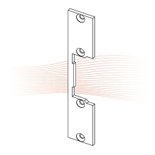 EFFEFF 689 ProFix 2 short striking plate universal stainless steel EFFEFF 689 ProFix 2 short striking plate universal stainless steel