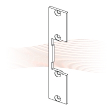 EFFEFF 689 ProFix 2 short striking plate universal stainless steel