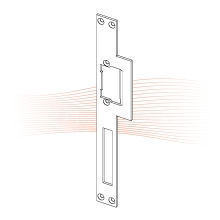 EFFEFF 165 Lap flat striking plate with latch guide left ducat gold EFFEFF 165 Lap flat striking plate with latch guide left ducat gold