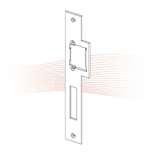 EFFEFF 912 Lap flat striking plate with latch guide left smoothed, galvanised, zinc EFFEFF 912 Lap flat striking plate with latch guide left smoothed, galvanised, zinc