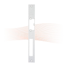 EFFEFF 540 HZ flat striking plate with latch guide universal stainless steel EFFEFF 540 HZ flat striking plate with latch guide universal stainless steel