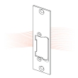 EFFEFF 271 kF short flat striking plate with latch guide left dust grey EFFEFF 271 kF short flat striking plate with latch guide left dust grey