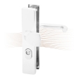BASI SB 5000 SK2 ZA security fitting with pull plate, K-H 50-54/10-18/92, angled nickel silver alu