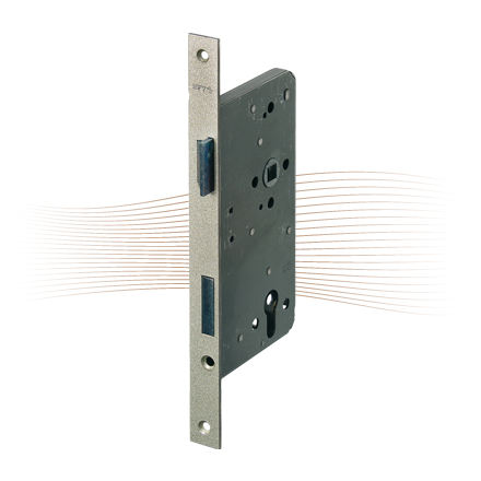 BASI ES 978 mortise lock PC right with angled face plate 280/20