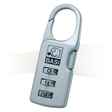 BASI KS 610L luggage padlock long, silver