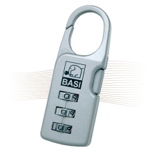 BASI KS 610L luggage padlock long, silver BASI KS 610L luggage padlock long, silver