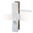 BASI SB 5000 ES0 ZA security fitting with pull plate, K-H 38-44/10-18/72, angled natural alu