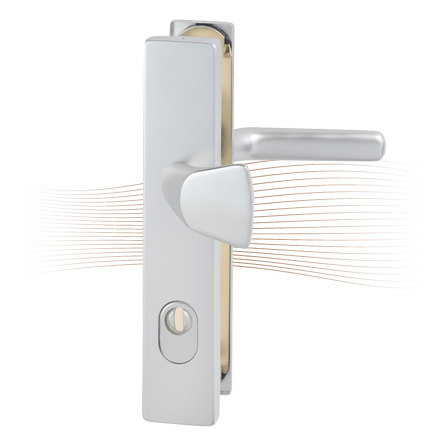 BASI SB 5000 SK2 ZA security fitting, K-H 50-54/10-18/92, angled natural alu