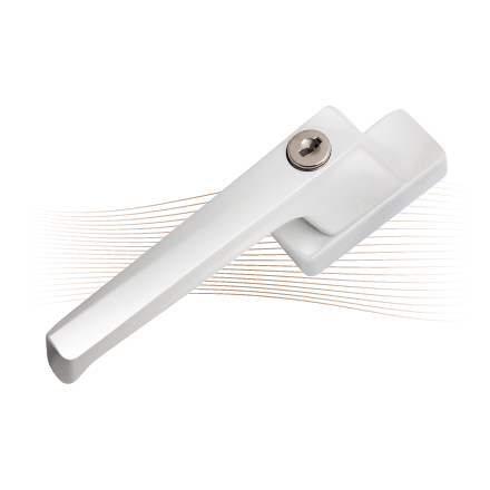 BASI FG 504 abschließbarer Fenstergriff, silbern