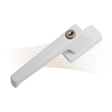 BASI FG 504 lockable window handle, white BASI FG 504 lockable window handle, white