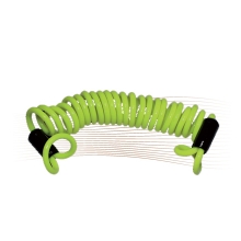 BASI ZR 1600 spiral wire bicycle lock  1,2x150cm green-black BASI ZR 1600 spiral wire bicycle lock  1,2x150cm green-black