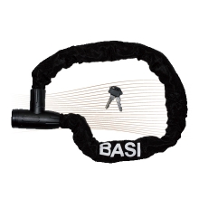 BASI ZR1202 key chain bicycle lock  1x90cm black